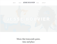 Tablet Screenshot of jessebouvier.com